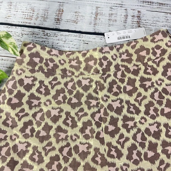 J. Crew Shorts size 0 Pink Gold Taupe Cheetah Leopard Shinny Cruise Vacation - Picture 6 of 12
